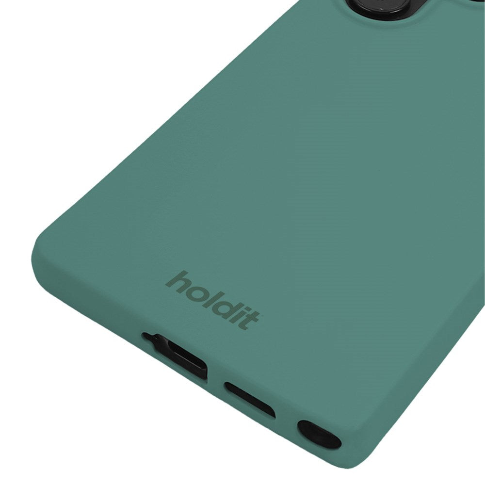 Holdit Samsung Galaxy S25 Ultra Soft Touch Silikone Cover - Moss Green