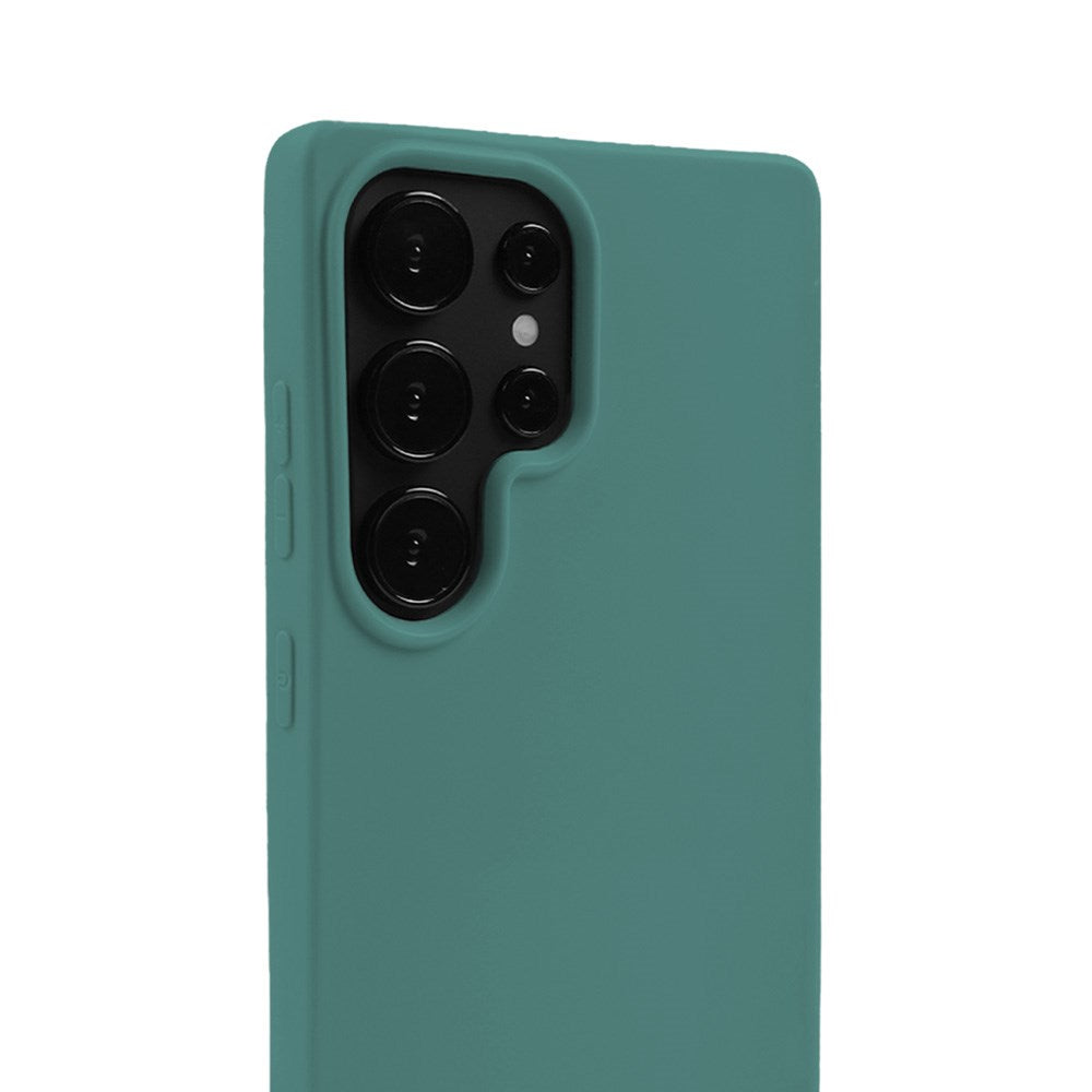 Holdit Samsung Galaxy S25 Ultra Soft Touch Silikone Cover - Moss Green