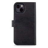 Holdit iPhone 14 / 13 Wallet Case MagSafe Plus - Flip Cover - MagSafe Kompatibel - Black