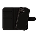 Holdit iPhone 16 Wallet Case MagSafe Plus - Flip Cover - MagSafe Kompatibel - Black