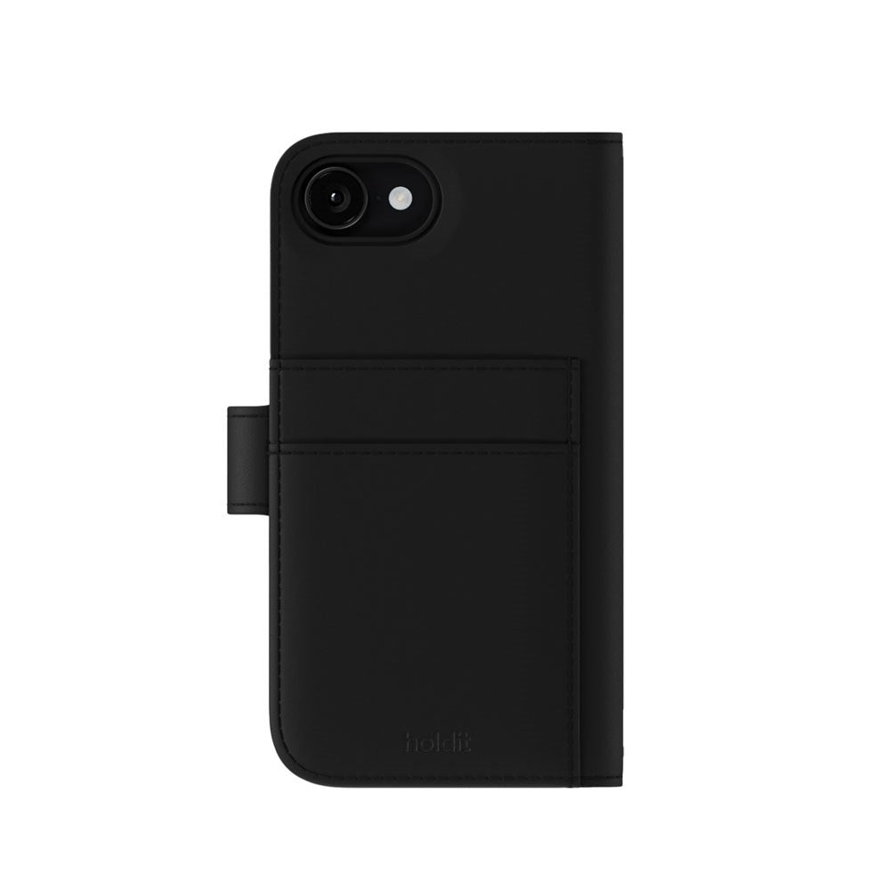 Holdit iPhone 17e / 16e Wallet Case Magnet Plus - Flip Cover - Black