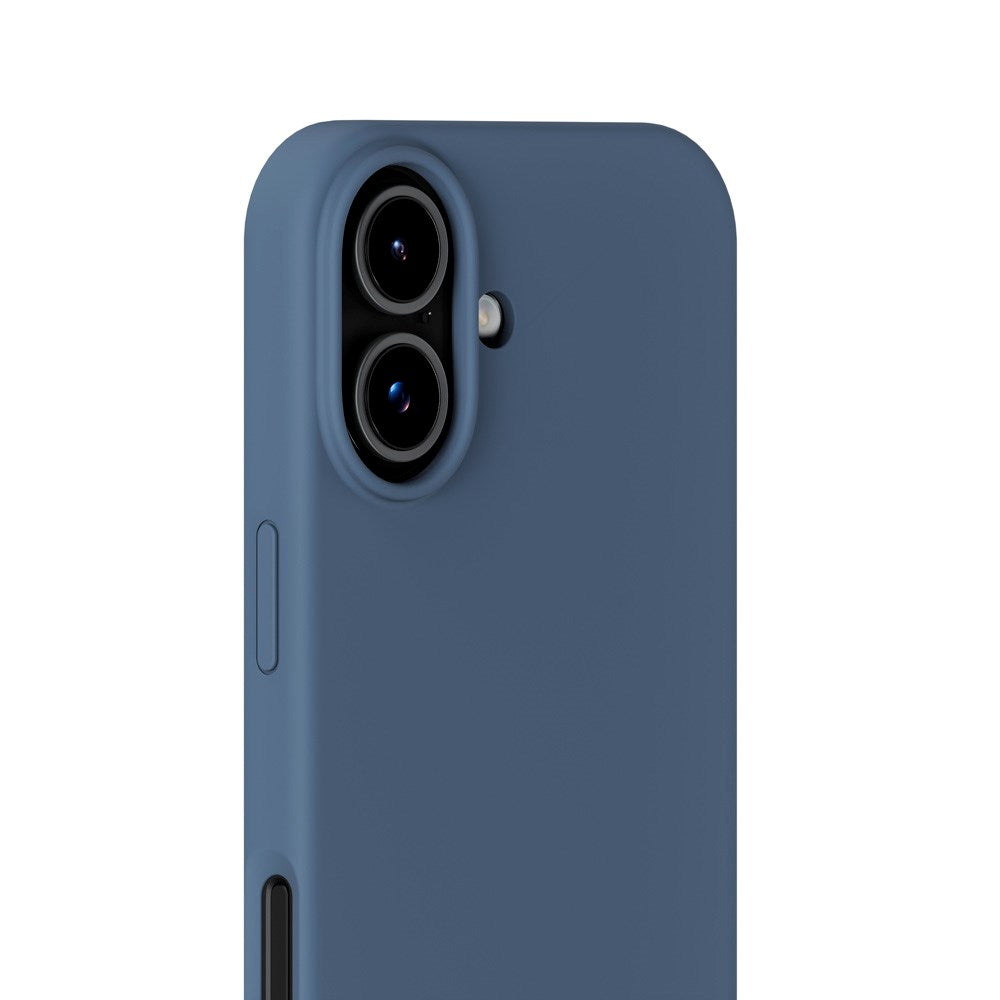Holdit iPhone 17 Soft Touch Silikone Mobil Cover - Pacific Blue