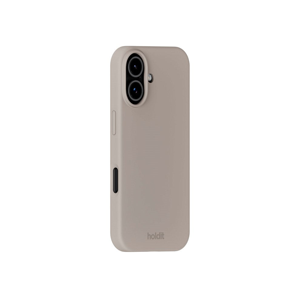 Holdit iPhone 17 Soft Touch Silikone Mobil Cover - Taupe