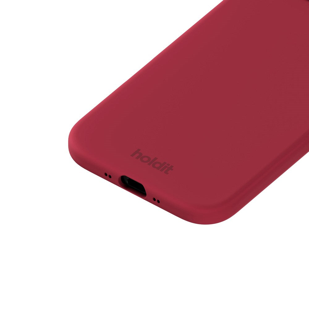 Holdit iPhone Air Soft Touch Silikone Mobil Cover - Red Velvet