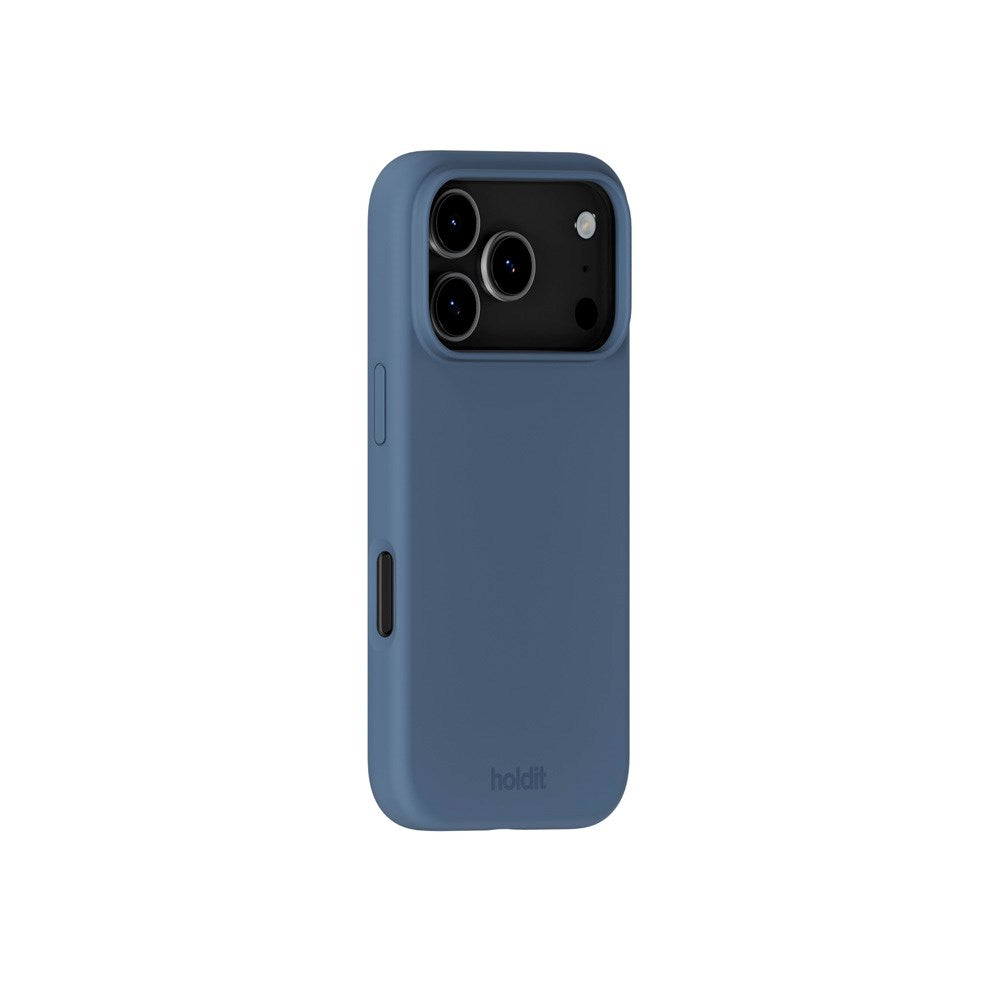 Holdit iPhone 17 Pro Soft Touch Silikone Mobil Cover - Pacific Blue