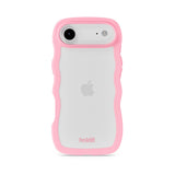 iPhone Air Holdit Wavy Cover - Pink / Transparent