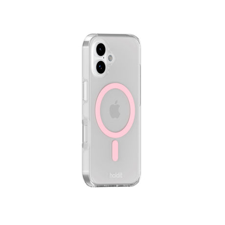 iPhone 17 Holdit MagSafe Cover - Transparent / Pink