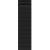 Apple Watch (42/44/SE/45/46/49mm) Holdit Silikone Rem m. Magnetlukning - Sort / Grå