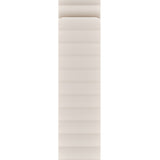 Apple Watch (42/44/SE/45/46/49mm) Holdit Silikone Rem m. Magnetlukning - Lys Beige / Beige