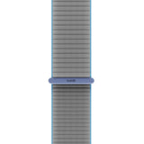 Apple Watch (38/40/SE/41/42mm) Holdit Nylon Rem - Grå / Blå