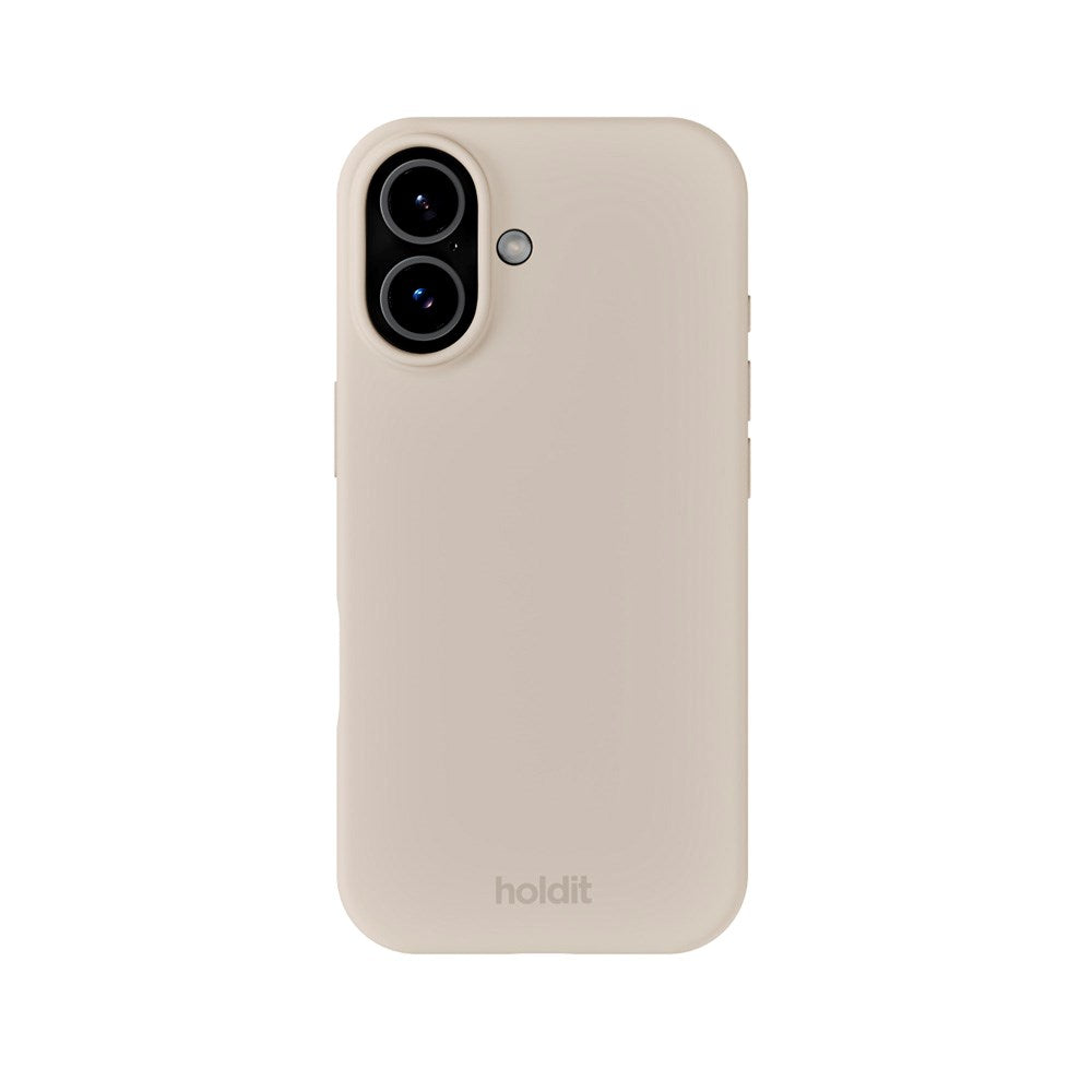 Holdit iPhone 17 Soft Touch Silikone Mobil Cover - Light Beige