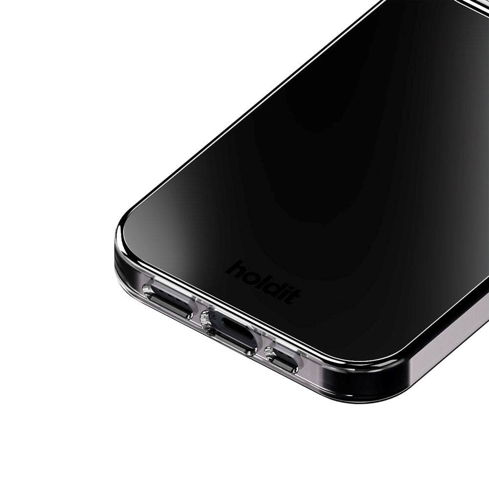 iPhone 17e / 16e / 15 / 14 / 13 Holdit Mirror Cover - MagSafe Kompatibel - Sort