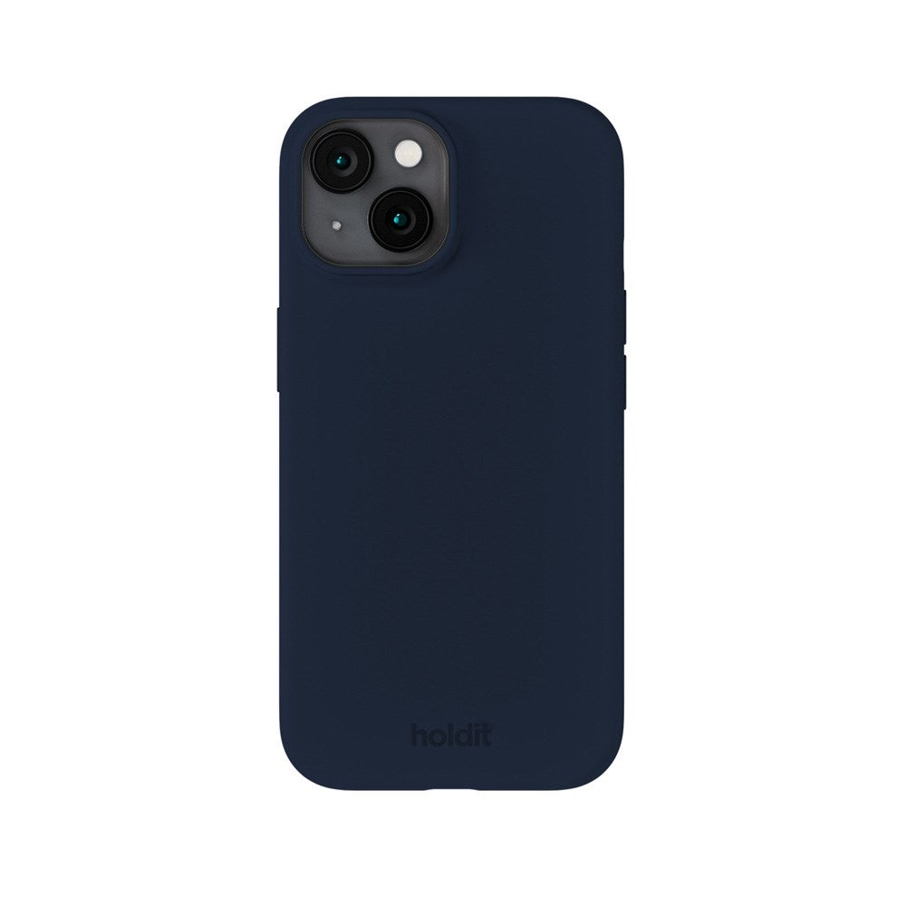 Holdit iPhone 14 / 13 Soft Touch Silikone Mobil Cover - Midnight Blue