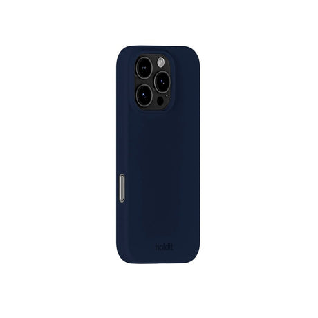 Holdit iPhone 16 Pro Max Soft Touch Silikone Mobil Cover - Midnight Blue