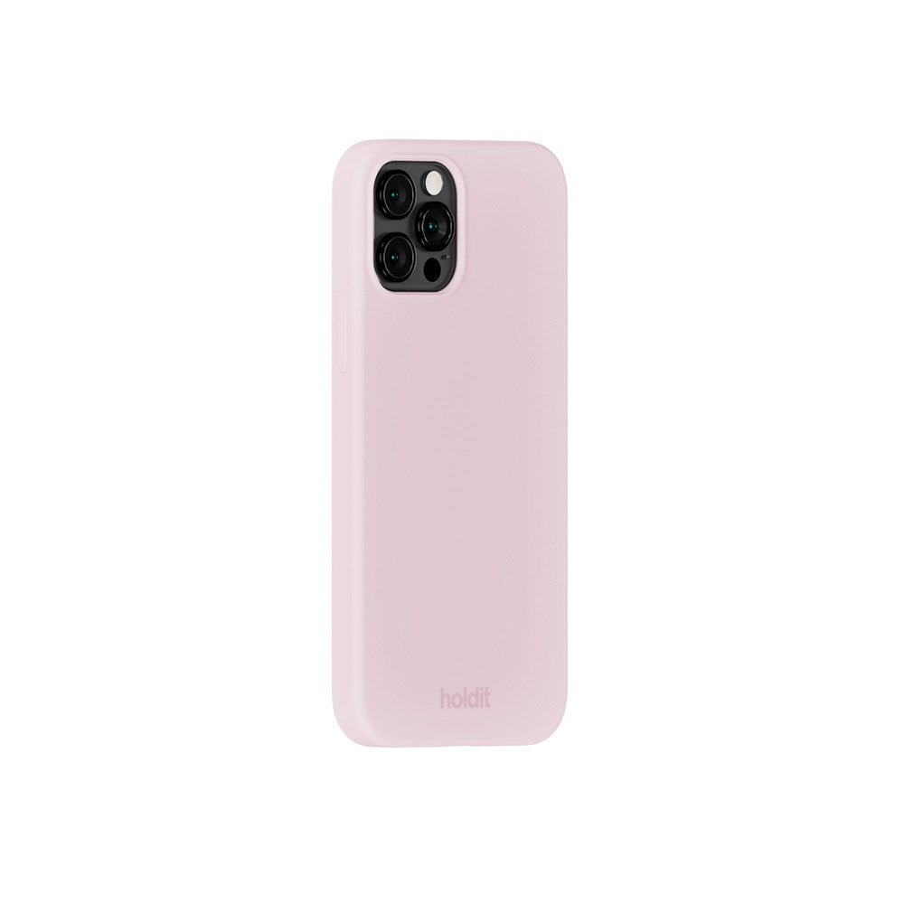 Holdit iPhone 12 / 12 Pro Soft Touch Silikone Mobil Cover - Pale Pink