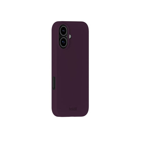 Holdit iPhone 16 Soft Touch Silikone Mobil Cover - Deep Plum