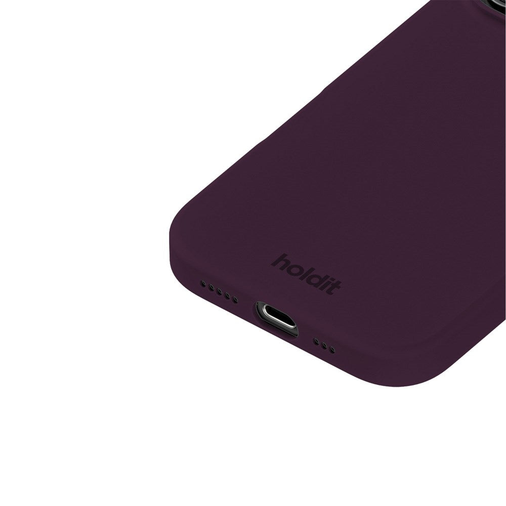 Holdit iPhone 16 Pro Soft Touch Silikone Mobil Cover - Deep Plum
