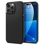 iPhone 14 Pro Spigen Liquid Air Bagside Cover - Sort