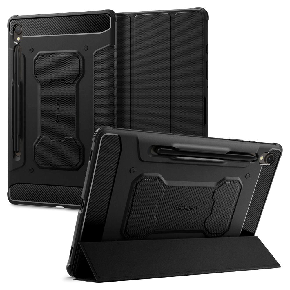 Samsung Galaxy Tab S9 Spigen Rugged Armor Pro Cover - Sort - (DEMO)