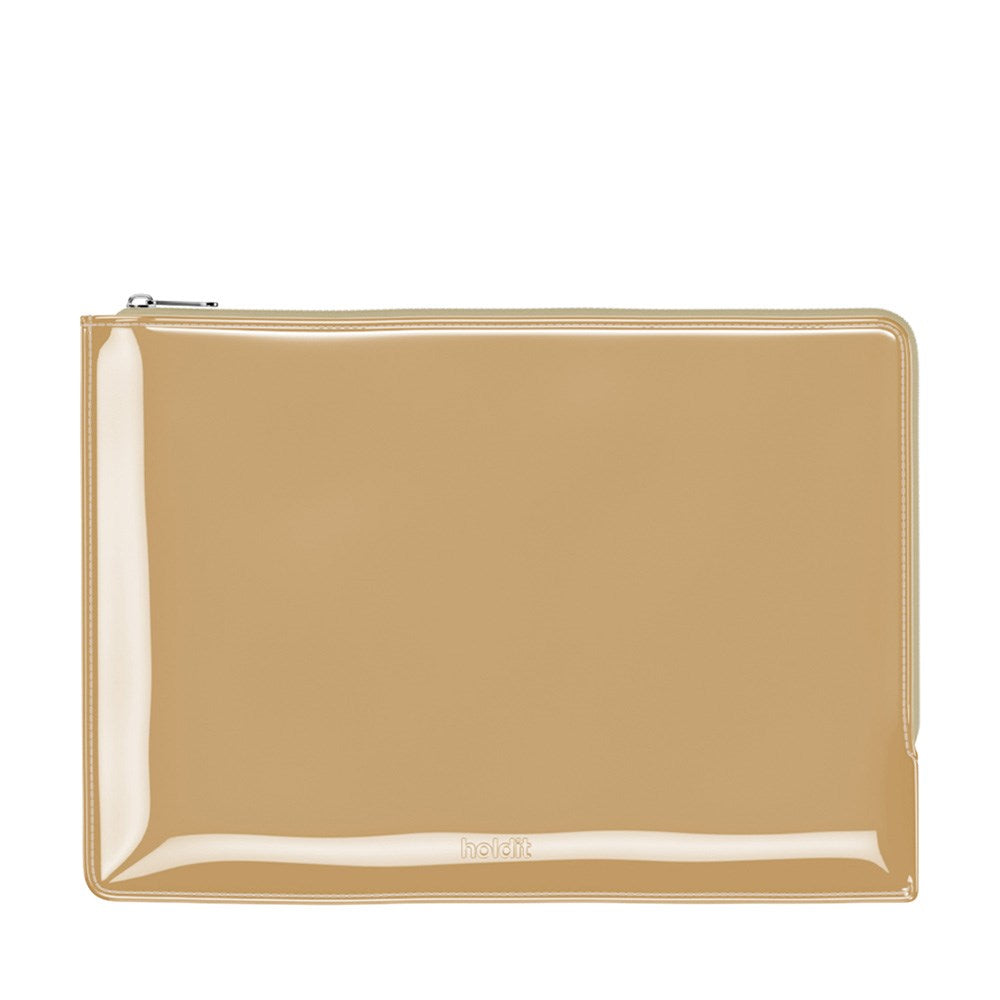 Holdit Laklæder Laptop Case 14" (34.2 x 24.2cm) - Beige