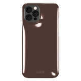 iPhone 12 / 12 Pro Holdit Puffy Case - Chocolate