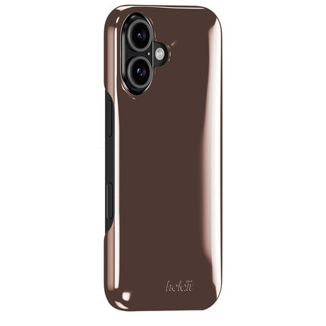 iPhone 16 Holdit Puffy Case - Chocolate