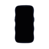 iPhone 17e / 16e / 15 / 14 / 13 Holdit Wavy Cover - Midnight Blue / Transparent