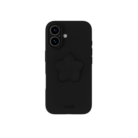 3D Holdit Silicone Sticker - Stjerne - Black