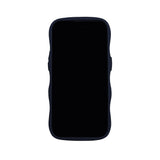 iPhone 12 / 12 Pro Holdit Wavy Cover - Midnight Blue / Transparent
