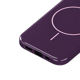 iPhone 16e / 15 / 14 / 13 Holdit Mono Case - MagSafe Kompatibel - Deep Plum / Pink