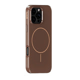iPhone 16 Pro Max Holdit Mono Case - MagSafe Kompatibel - Chocolate / Beige