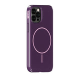iPhone 12 / 12 Pro Holdit Mono Case - MagSafe Kompatibel - Deep Plum / Pink
