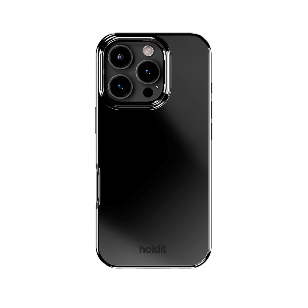 iPhone 16 Pro Holdit Mirror Cover - MagSafe Kompatibel - Sort