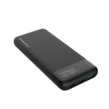 Smartline 20W Powerbank - 10.000mAh - PD / QC3.0 - LED-Display - Sort
