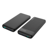 Smartline 20W Powerbank - 10.000mAh - PD / QC3.0 - LED-Display - Sort
