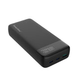Smartline 22,5W Powerbank - 20.000mAh - PD / QC3.0 - LED-Display - Sort