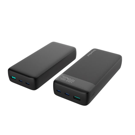 Smartline 22,5W Powerbank - 20.000mAh - PD / QC3.0 - LED-Display - Sort