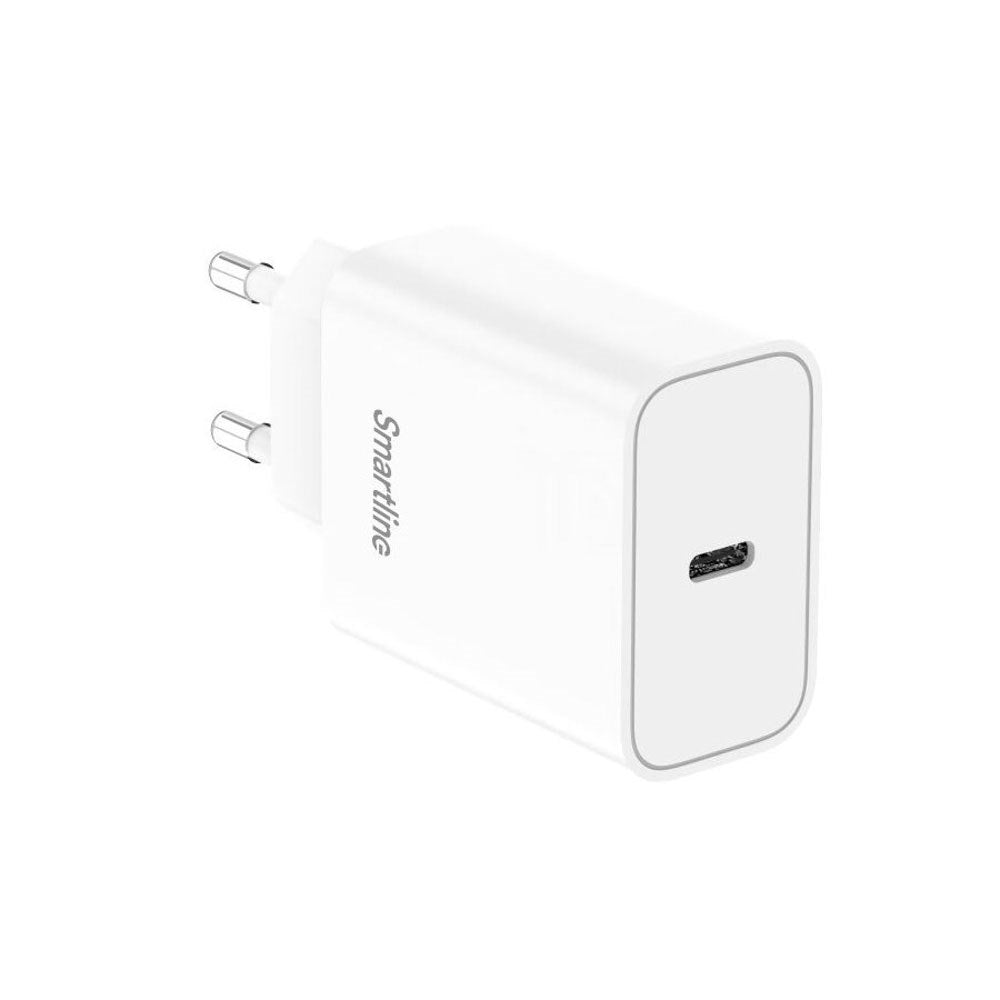 Smartline Vægoplader m. 1x USB-C - 40W - Hvid