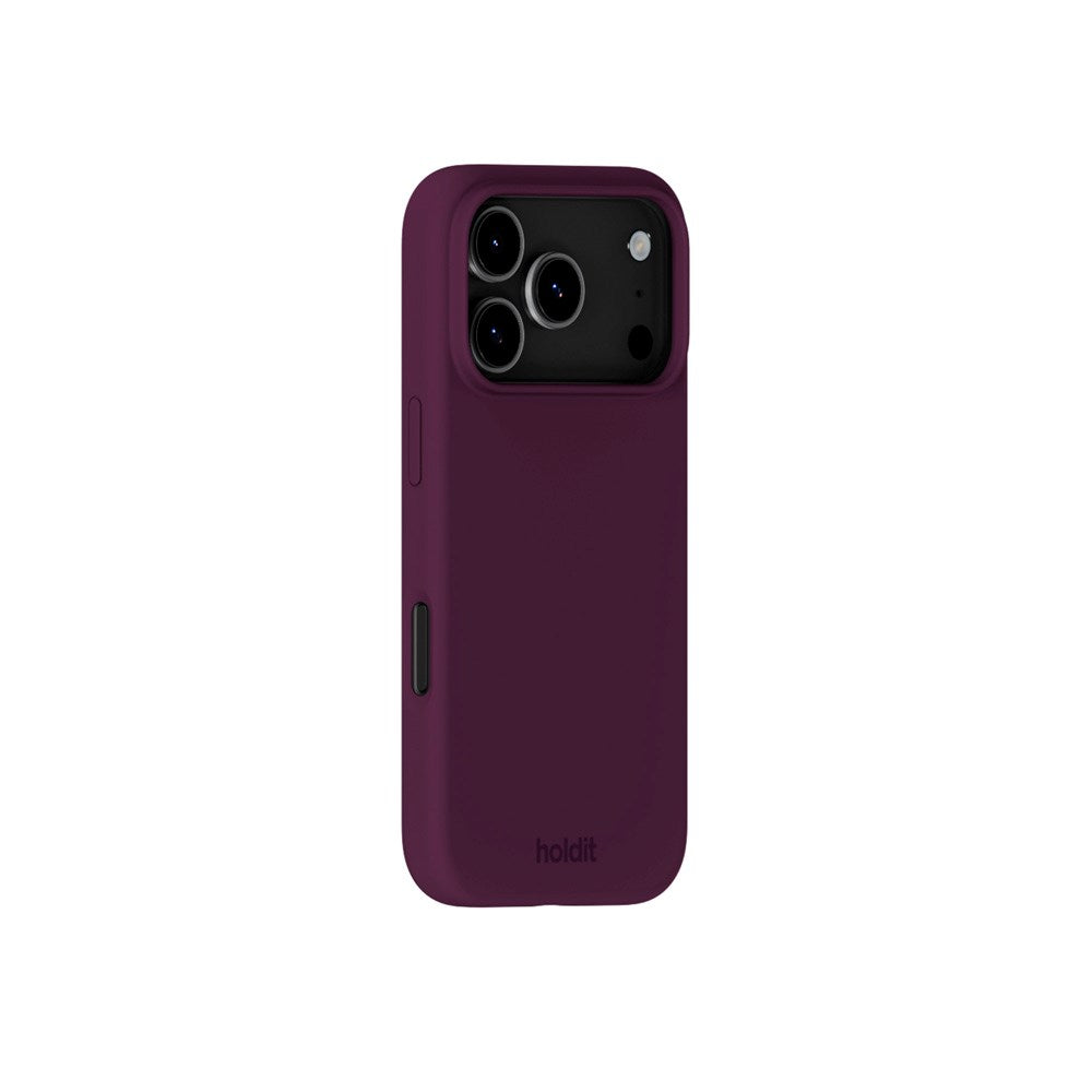 Holdit iPhone 17 Pro Soft Touch Silikone Mobil Cover - Deep Plum