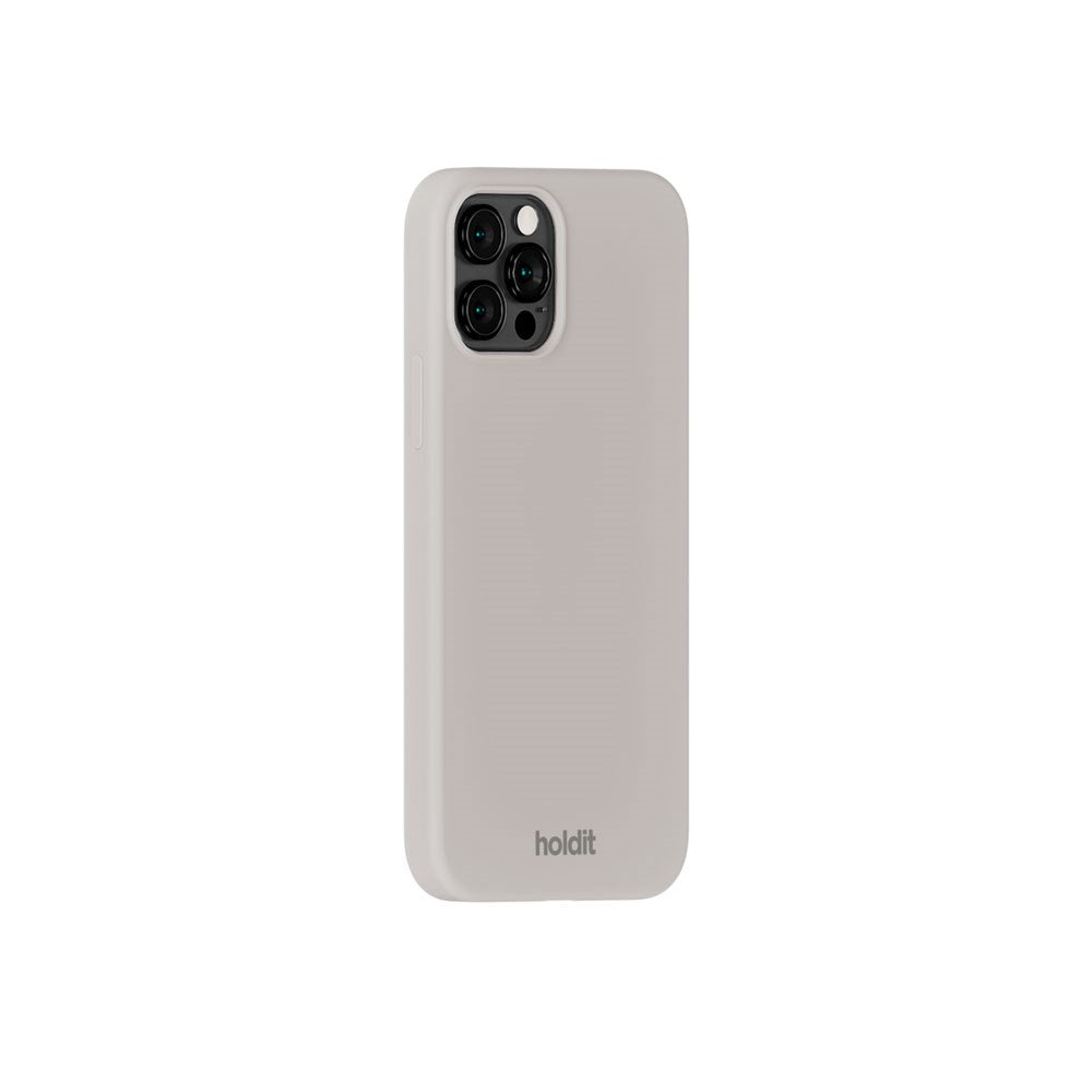 iPhone 12 / 12 Pro Holdit Soft Touch Silikone Mobil Cover - Wool Gray