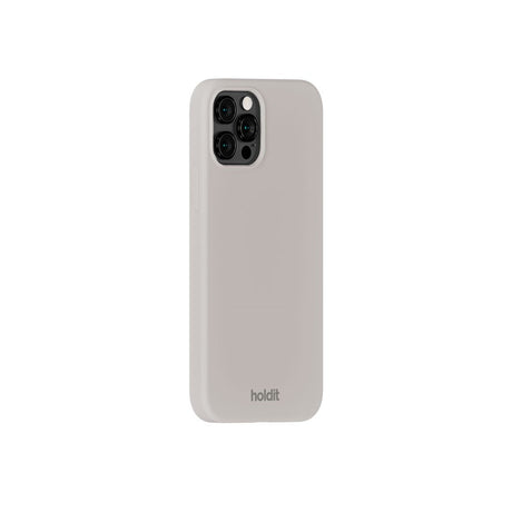 iPhone 12 / 12 Pro Holdit Soft Touch Silikone Mobil Cover - Wool Gray