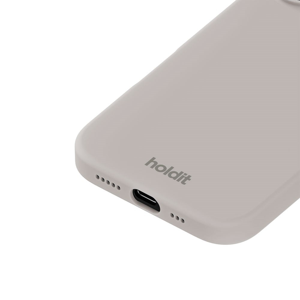 iPhone 16 Holdit Soft Touch Silikone Mobil Cover - Wool Gray