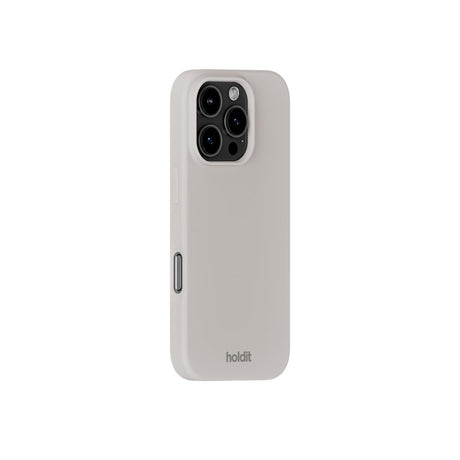 iPhone 16 Pro Holdit Soft Touch Silikone Mobil Cover - Wool Gray