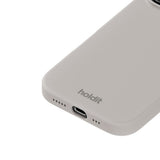 iPhone 16 Pro Holdit Soft Touch Silikone Mobil Cover - Wool Gray