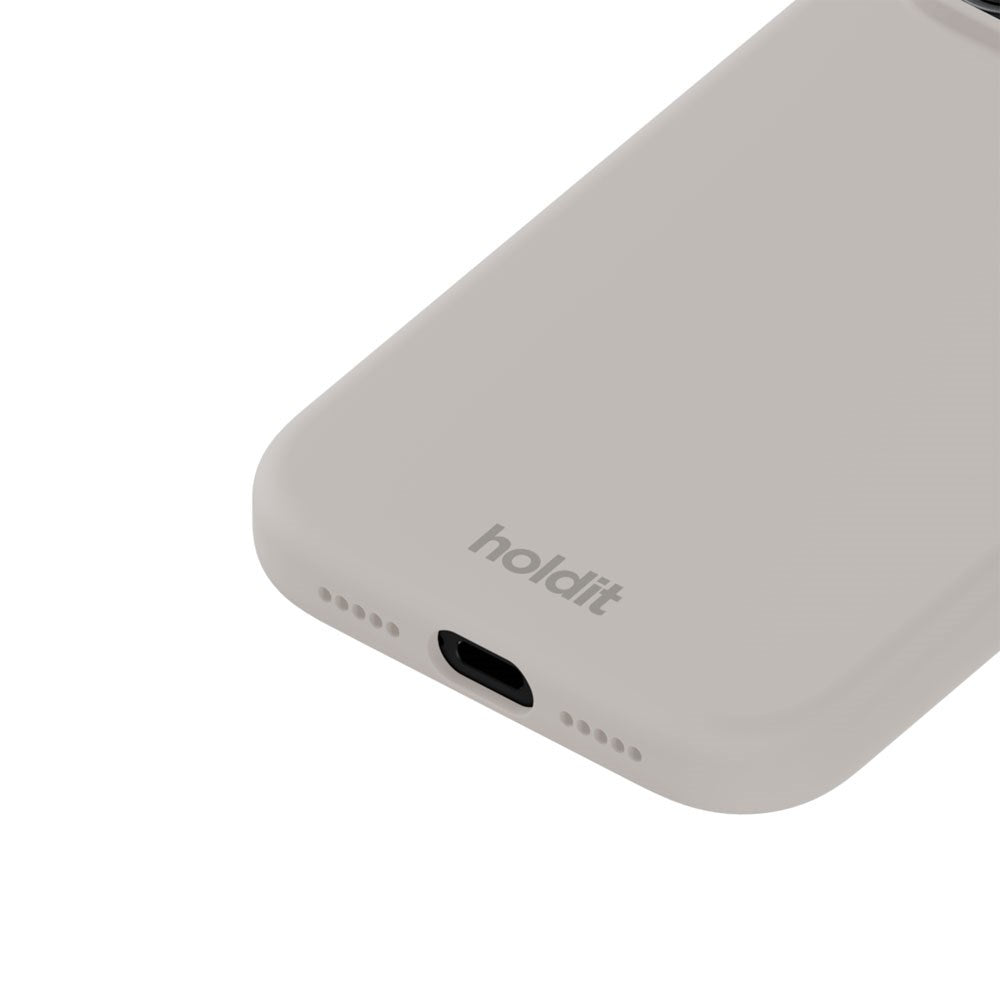 iPhone 17 Pro Holdit Soft Touch Silikone Mobil Cover - Wool Gray