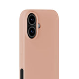 iPhone 16 Holdit Soft Touch Silikone Mobil Cover - Bare Pink