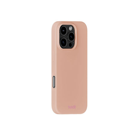 iPhone 16 Pro Holdit Soft Touch Silikone Mobil Cover - Bare Pink