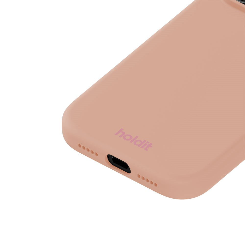 iPhone 17 Pro Holdit Soft Touch Silikone Mobil Cover - Bare Pink