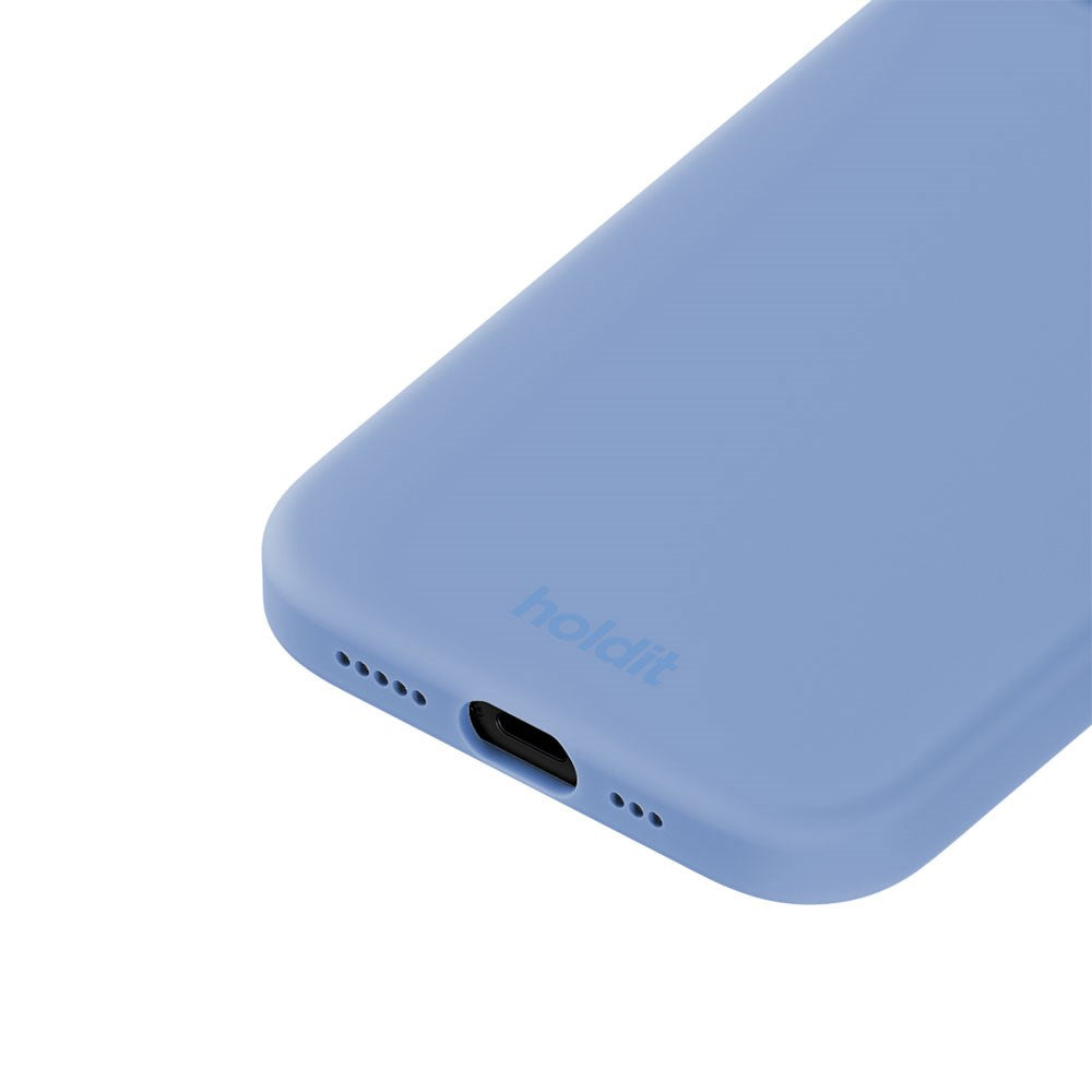 iPhone 15 Holdit Soft Touch Silikone Mobil Cover - Soft Cobalt