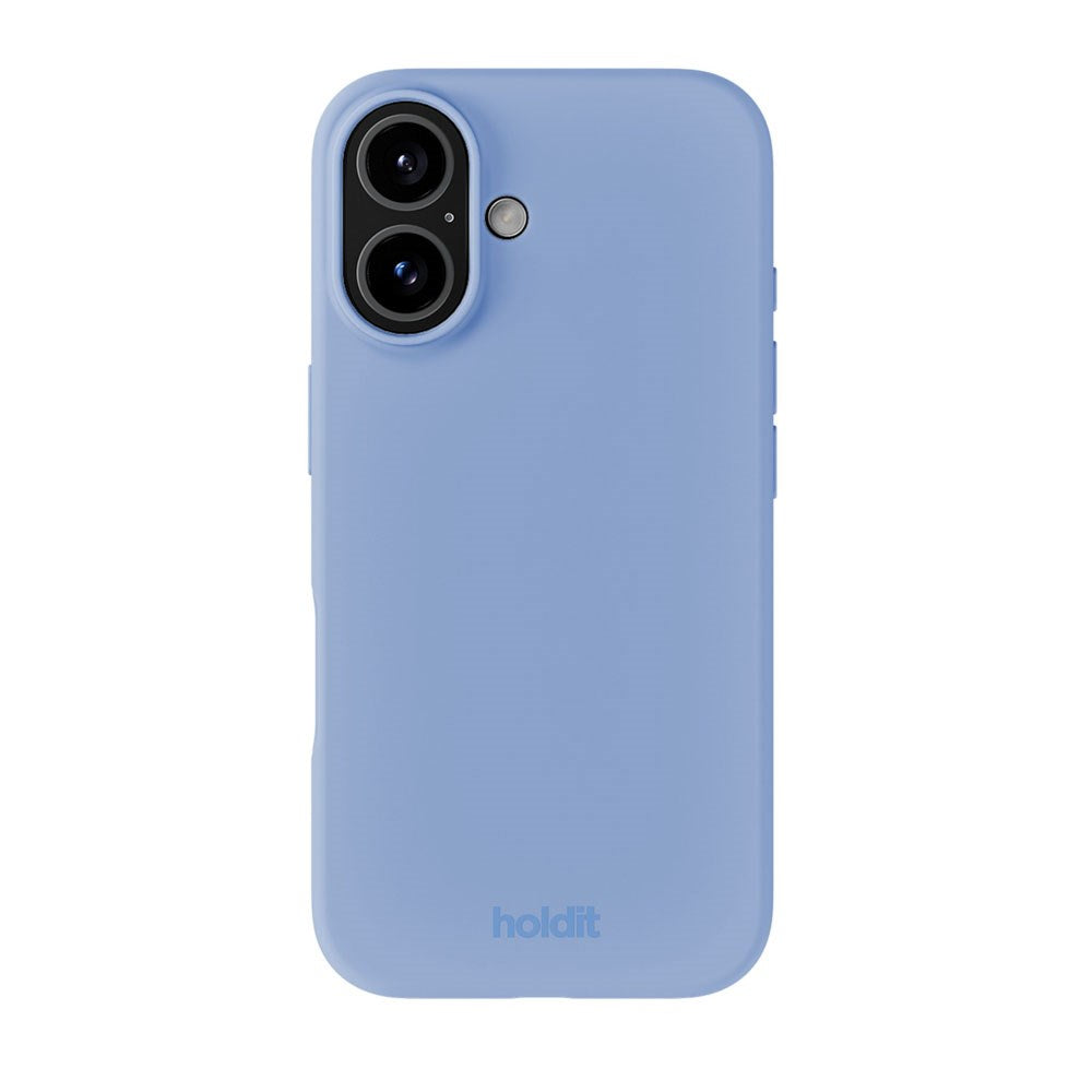 iPhone 16 Holdit Soft Touch Silikone Mobil Cover - Soft Cobalt